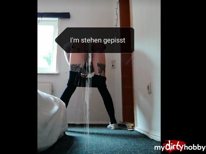 I'm pissing I'm pissing