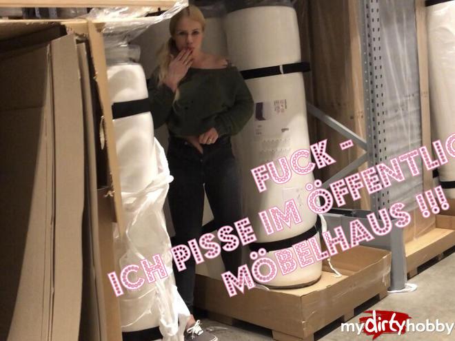 SPONTANPISS - I pee in public in the furniture store - FUCK was cool SPONTANPISS - I pee in public in the furniture store - FUCK was cool