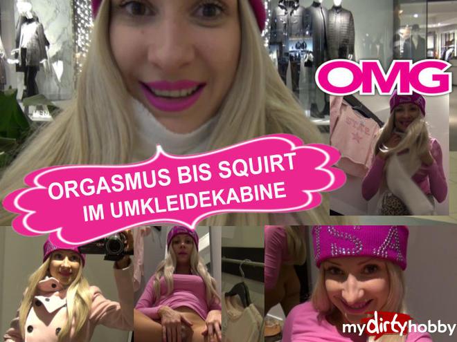 ORGASM SQUIRT UP IN UMKLEIDEKABINNE ORGASM SQUIRT UP IN UMKLEIDEKABINNE