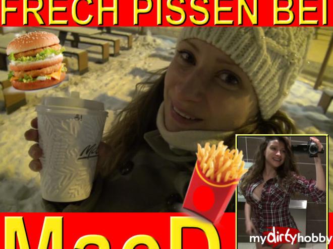 NAUGHTY PISS IN MacD ... NAUGHTY PISS IN MacD ...
