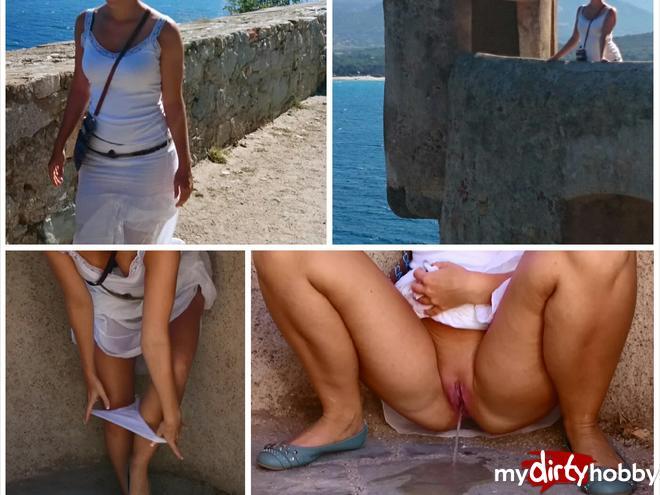 Brash Outdoor PISS on holiday Brash Outdoor PISS on holiday