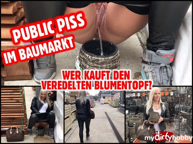 Public PISS at the hardware store | Who buys the refined flower ***? Public PISS at the hardware store | Who buys the refined flower ***?