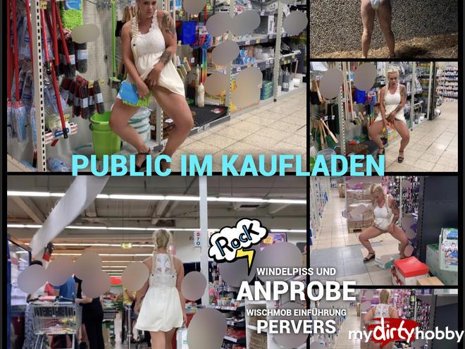 Public in the shop - Windelpiss and fitting - Wischmob introduction extremely perverted Public in the shop - Windelpiss and fitting - Wischmob introduction extremely perverted