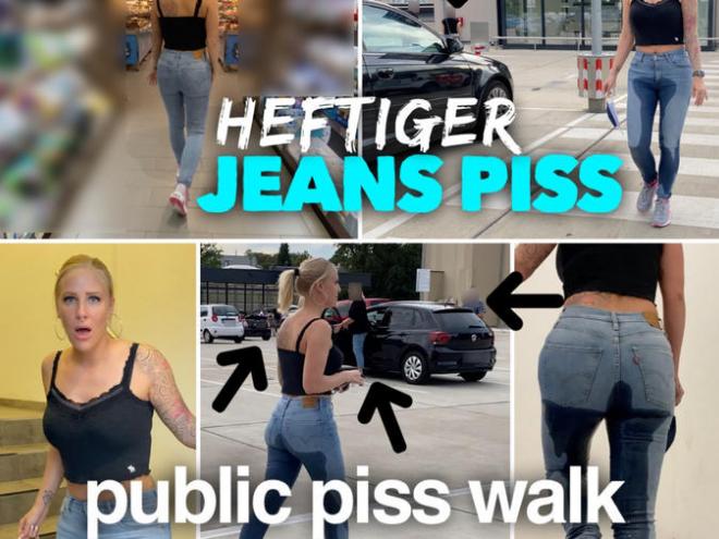 Krasser JEANS PISS | PUBLIC Piss Walk Krasser JEANS PISS | PUBLIC Piss Walk
